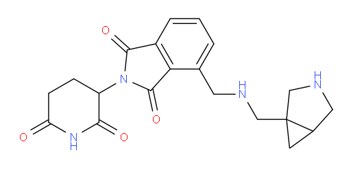 4-{[({3-azabicyclo[3.1.0]hexan-1-yl}methyl)amino]methyl}-2-(2,6-dioxopiperidin-3-yl)-2,3-dihydro-1H-isoindole-1,3-dione