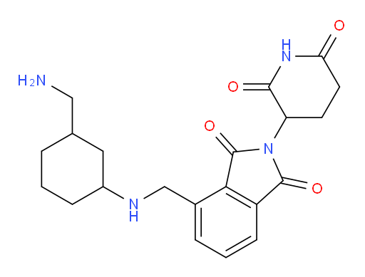 4-({[3-(aminomethyl)cyclohexyl]amino}methyl)-2-(2,6-dioxopiperidin-3-yl)-2,3-dihydro-1H-isoindole-1,3-dione