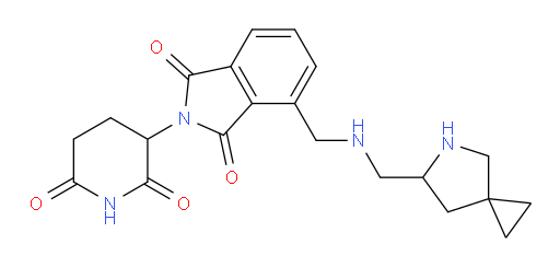 4-{[({5-azaspiro[2.4]heptan-6-yl}methyl)amino]methyl}-2-(2,6-dioxopiperidin-3-yl)-2,3-dihydro-1H-isoindole-1,3-dione