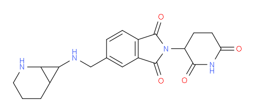 5-[({2-azabicyclo[4.1.0]heptan-7-yl}amino)methyl]-2-(2,6-dioxopiperidin-3-yl)-2,3-dihydro-1H-isoindole-1,3-dione