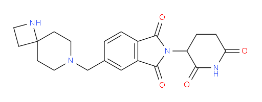 5-({1,7-diazaspiro[3.5]nonan-7-yl}methyl)-2-(2,6-dioxopiperidin-3-yl)-2,3-dihydro-1H-isoindole-1,3-dione