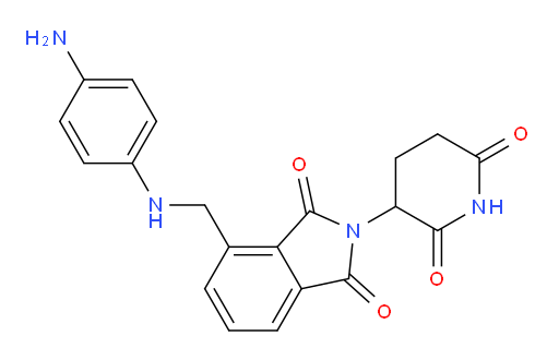 4-{[(4-aminophenyl)amino]methyl}-2-(2,6-dioxopiperidin-3-yl)-2,3-dihydro-1H-isoindole-1,3-dione