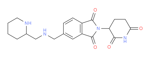 2-(2,6-dioxopiperidin-3-yl)-5-({[(piperidin-2-yl)methyl]amino}methyl)-2,3-dihydro-1H-isoindole-1,3-dione