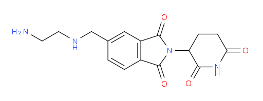 5-{[(2-aminoethyl)amino]methyl}-2-(2,6-dioxopiperidin-3-yl)-2,3-dihydro-1H-isoindole-1,3-dione