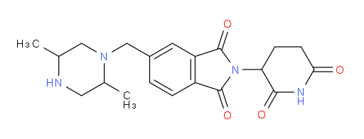5-[(2,5-dimethylpiperazin-1-yl)methyl]-2-(2,6-dioxopiperidin-3-yl)-2,3-dihydro-1H-isoindole-1,3-dione