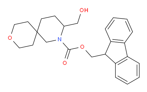 (9H-fluoren-9-yl)methyl 3-(hydroxymethyl)-9-oxa-2-azaspiro[5.5]undecane-2-carboxylate