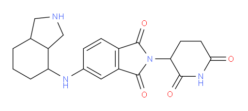 2-(2,6-dioxopiperidin-3-yl)-5-[(octahydro-1H-isoindol-4-yl)amino]-2,3-dihydro-1H-isoindole-1,3-dione