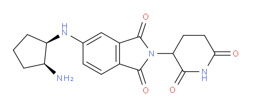 rac-5-{[(1R,2S)-2-aminocyclopentyl]amino}-2-(2,6-dioxopiperidin-3-yl)-2,3-dihydro-1H-isoindole-1,3-dione