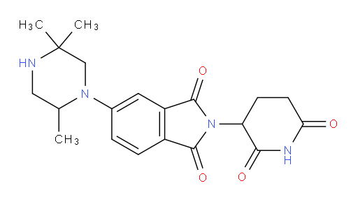 2-(2,6-dioxopiperidin-3-yl)-5-(2,5,5-trimethylpiperazin-1-yl)-2,3-dihydro-1H-isoindole-1,3-dione
