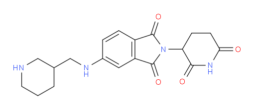 2-(2,6-dioxopiperidin-3-yl)-5-{[(piperidin-3-yl)methyl]amino}-2,3-dihydro-1H-isoindole-1,3-dione
