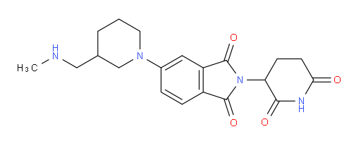 2-(2,6-dioxopiperidin-3-yl)-5-{3-[(methylamino)methyl]piperidin-1-yl}-2,3-dihydro-1H-isoindole-1,3-dione