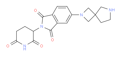 5-{2,6-diazaspiro[3.4]octan-2-yl}-2-(2,6-dioxopiperidin-3-yl)-2,3-dihydro-1H-isoindole-1,3-dione