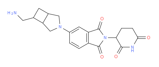 5-[6-(aminomethyl)-3-azabicyclo[3.2.0]heptan-3-yl]-2-(2,6-dioxopiperidin-3-yl)-2,3-dihydro-1H-isoindole-1,3-dione