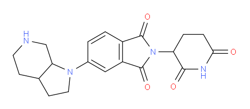 2-(2,6-dioxopiperidin-3-yl)-5-{octahydro-1H-pyrrolo[2,3-c]pyridin-1-yl}-2,3-dihydro-1H-isoindole-1,3-dione