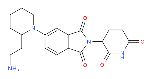 5-[2-(2-aminoethyl)piperidin-1-yl]-2-(2,6-dioxopiperidin-3-yl)-2,3-dihydro-1H-isoindole-1,3-dione
