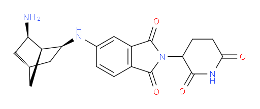 rac-5-{[(1R,2R,4S,6S)-6-aminobicyclo[2.2.1]heptan-2-yl]amino}-2-(2,6-dioxopiperidin-3-yl)-2,3-dihydro-1H-isoindole-1,3-dione