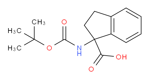 1-{[(tert-butoxy)carbonyl]amino}-2,3-dihydro-1H-indene-1-carboxylic acid