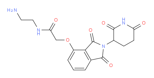 N-(2-aminoethyl)-2-{[2-(2,6-dioxopiperidin-3-yl)-1,3-dioxo-2,3-dihydro-1H-isoindol-4-yl]oxy}acetamide