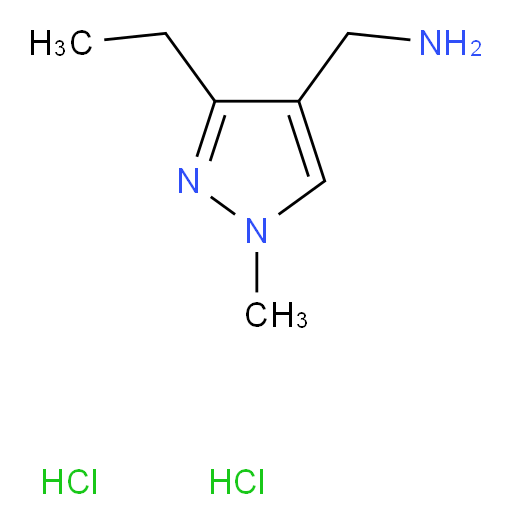 1-(3-ethyl-1-methyl-1H-pyrazol-4-yl)methanamine dihydrochloride