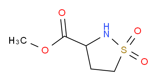 methyl 1,1-dioxo-1lambda6,2-thiazolidine-3-carboxylate