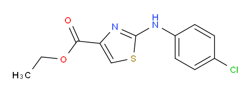 ethyl 2-[(4-chlorophenyl)amino]-1,3-thiazole-4-carboxylate
