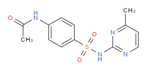 N-{4-[(4-methylpyrimidin-2-yl)sulfamoyl]phenyl}acetamide