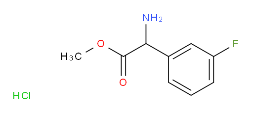 methyl 2-amino-2-(3-fluorophenyl)acetate hydrochloride