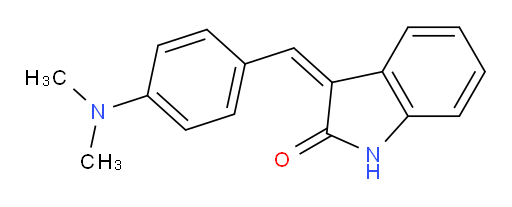 (3Z)-3-{[4-(dimethylamino)phenyl]methylidene}-2,3-dihydro-1H-indol-2-one