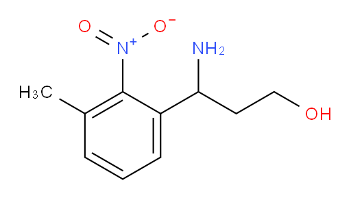 3-amino-3-(3-methyl-2-nitrophenyl)propan-1-ol