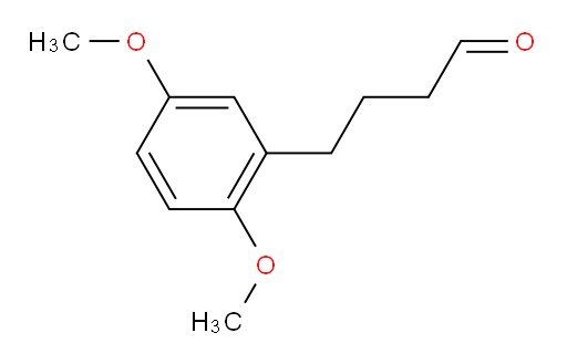 4-(2,5-dimethoxyphenyl)butanal