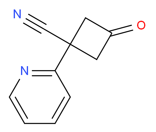 3-oxo-1-(pyridin-2-yl)cyclobutane-1-carbonitrile
