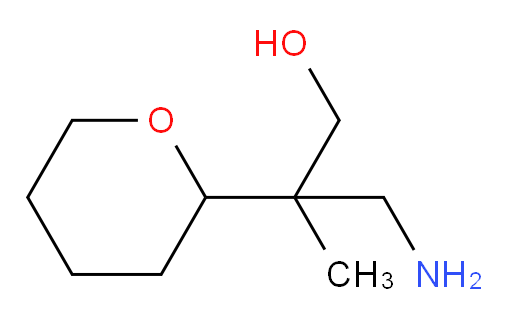 3-amino-2-methyl-2-(oxan-2-yl)propan-1-ol
