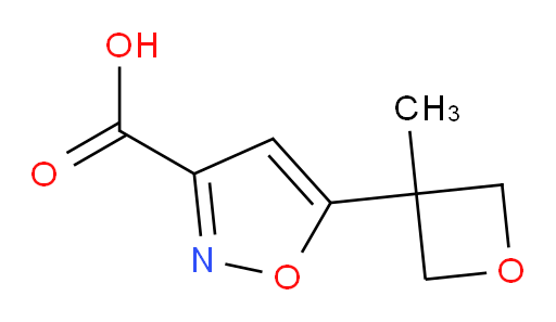 5-(3-methyloxetan-3-yl)-1,2-oxazole-3-carboxylic acid