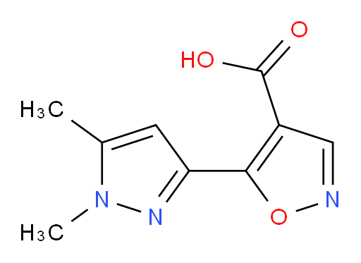 5-(1,5-dimethyl-1H-pyrazol-3-yl)-1,2-oxazole-4-carboxylic acid