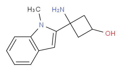 3-amino-3-(1-methyl-1H-indol-2-yl)cyclobutan-1-ol
