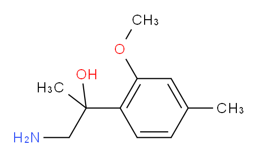1-amino-2-(2-methoxy-4-methylphenyl)propan-2-ol