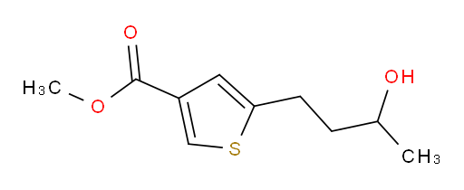 methyl 5-(3-hydroxybutyl)thiophene-3-carboxylate