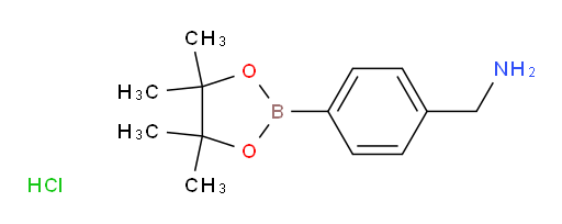 1-[4-(4,4,5,5-tetramethyl-1,3,2-dioxaborolan-2-yl)phenyl]methanamine hydrochloride