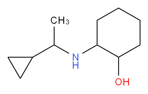 2-[(1-cyclopropylethyl)amino]cyclohexan-1-ol