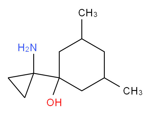 1-(1-aminocyclopropyl)-3,5-dimethylcyclohexan-1-ol