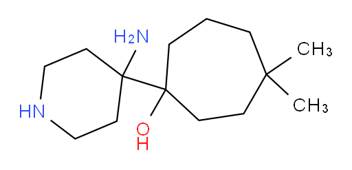 1-(4-aminopiperidin-4-yl)-4,4-dimethylcycloheptan-1-ol