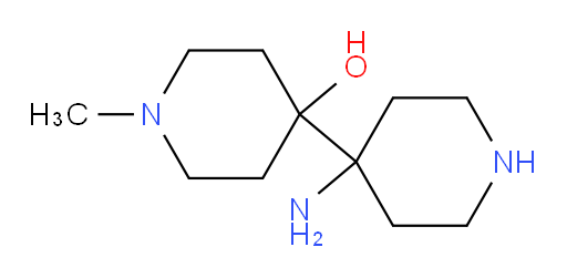 4-(4-aminopiperidin-4-yl)-1-methylpiperidin-4-ol