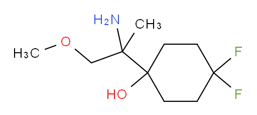 1-(2-amino-1-methoxypropan-2-yl)-4,4-difluorocyclohexan-1-ol