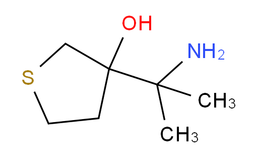 3-(2-aminopropan-2-yl)thiolan-3-ol