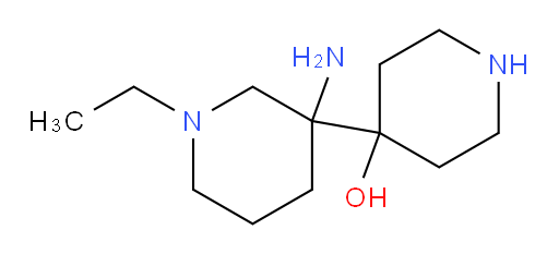 4-(3-amino-1-ethylpiperidin-3-yl)piperidin-4-ol