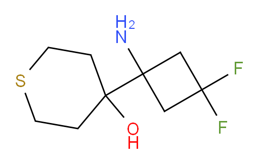 4-(1-amino-3,3-difluorocyclobutyl)thian-4-ol