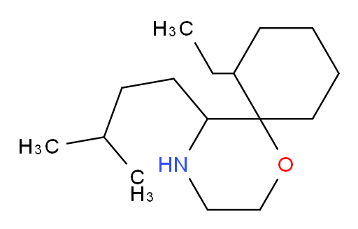 7-ethyl-5-(3-methylbutyl)-1-oxa-4-azaspiro[5.5]undecane
