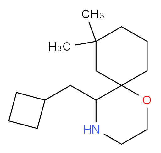 5-(cyclobutylmethyl)-8,8-dimethyl-1-oxa-4-azaspiro[5.5]undecane