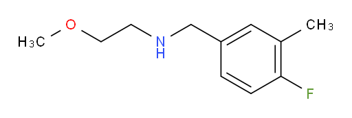 [(4-fluoro-3-methylphenyl)methyl](2-methoxyethyl)amine