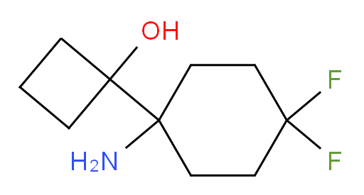 1-(1-amino-4,4-difluorocyclohexyl)cyclobutan-1-ol